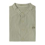 Casual Shirt Grandad Stripe Shirt