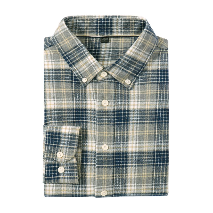 Casual Shirt Vintage Flannel Plaid Shirt