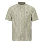Casual Shirt Grandad Stripe Shirt