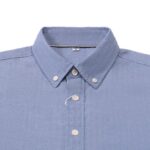 Casual Shirt Herringbone Button-Down Shirt
