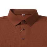 Sports Shirt Rust Waffle Knit Shirt