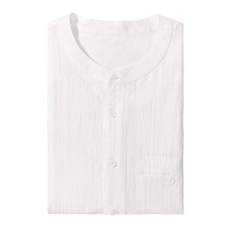 Casual Shirt Grandad Linen Shirt
